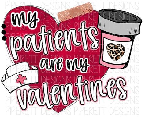 my patients are my valentines nurse medical doctor leopard etsy