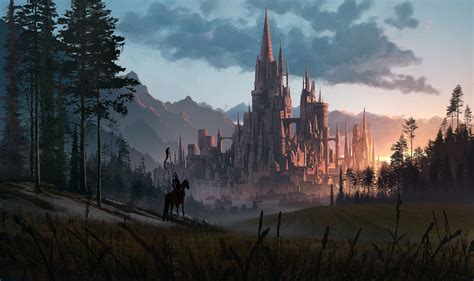 Great Castle By Tarmo Juhola Wallpaper Pc Forest Wallpaper Computer