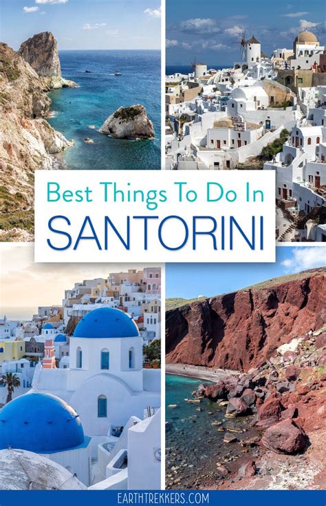 Best Things To Do In Santorini Earth Trekkers