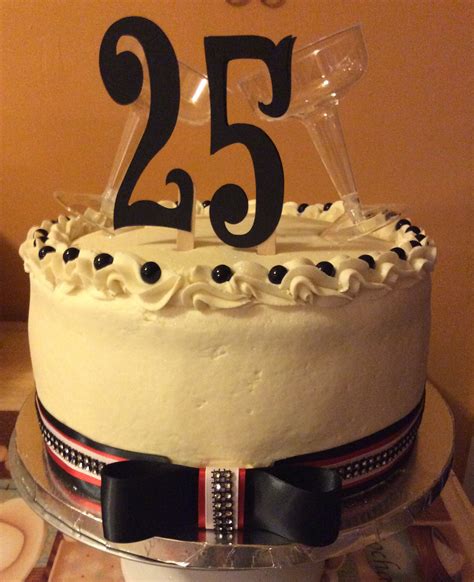 25th birthday cakes for him 25th anniversary cake my baker offers delivery