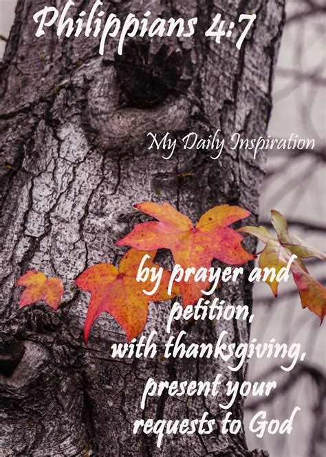 By Prayer And Petition With Thanksgiving Present Your Requests To God