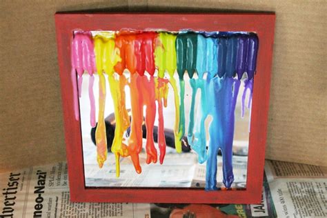 Miss Kopy Kat Melted Crayon Mirror