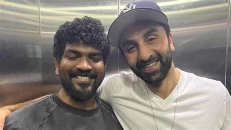Ranbir Poses With His Happy Fan Vignesh Filmmaker Calls Him ‘iconic Actor Bollywood