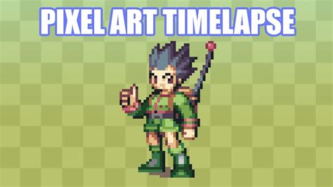 Gon Hunter X Hunter Anime Pixel Art Patterns Pixel Art Pattern Images