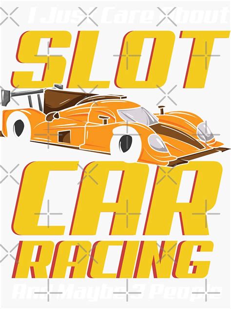 Slot Car Racing Slot Car Racing Sticker For Sale By Woormle Redbubble