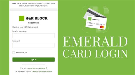 The h&r block prepaid emerald mastercard is designed for consumers who want the convenience of paying with plastic but don't want (or don't qualify) for a regular credit card. h&r Block Emerald Card Login | Emerald Card Login 2021 | hrblock.com Login - YouTube