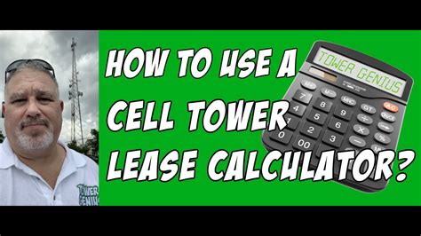 Cell Tower Lease Calculator Tower Genius Cell Site Lease Assistance