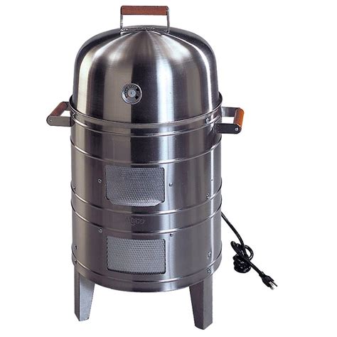 They are easy to use, portable, and it is effortless to clean them. Americana Electric Water Smoker Double Grid Vertical Stainless Steel 2-Racks 42952096205 | eBay