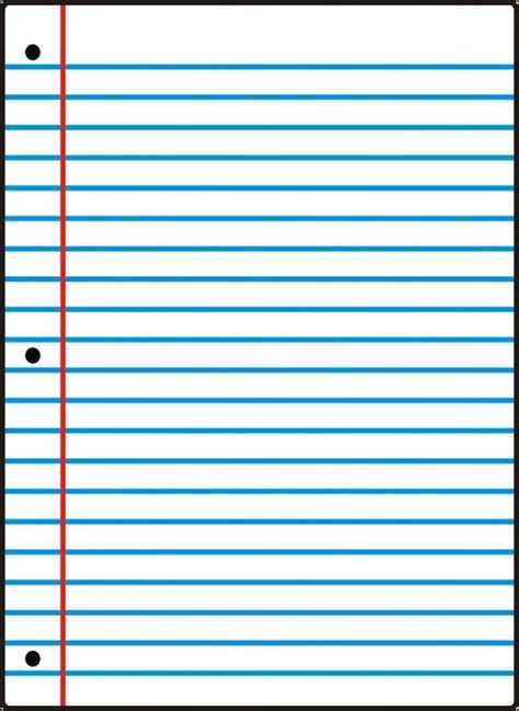 Free Printable Notebook Paper College Wide Ruled Inside Free