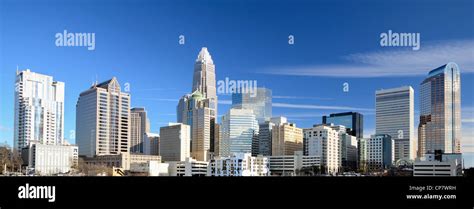 Uptown Charlotte North Carolina Cityscape Stock Photo Alamy