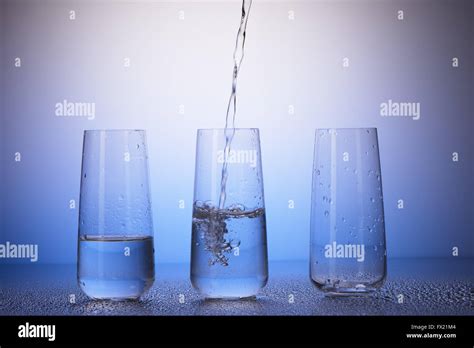 Half Filled Glasses Hi Res Stock Photography And Images Alamy