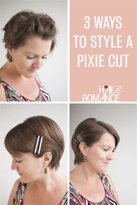 3 ways to style a pixie cut hair romance