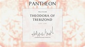 Theodora of Trebizond Biography - Empress and Autocrat of all the East ...
