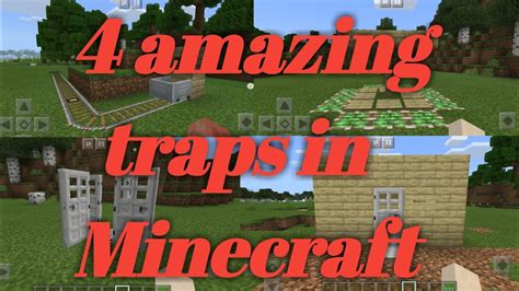 Best 4 Amazing Traps In Minecraft Youtube