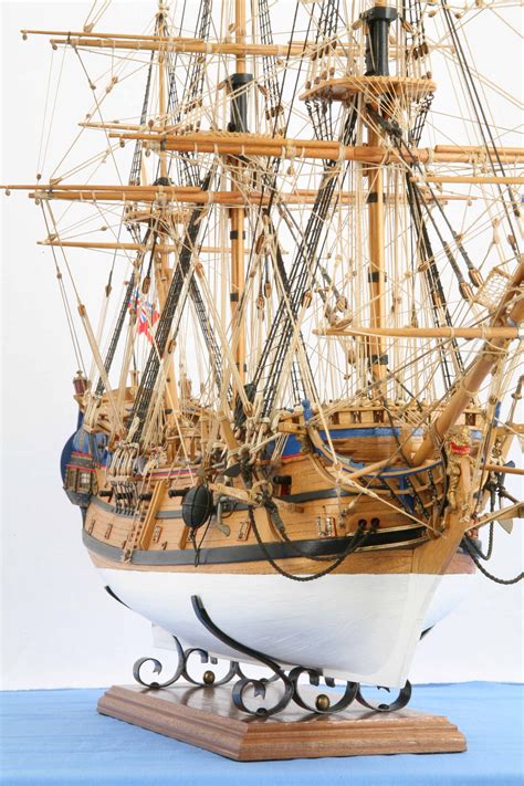 Ship Model English East Indiaman Prince Of Wales Of Close Views