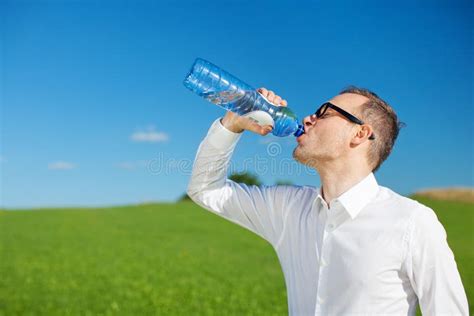 Man Drinking Bottled Water Stock Photography Image 31286462