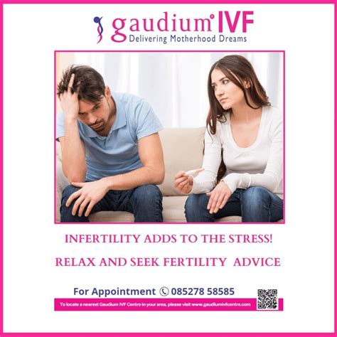 Infertility Adds To The Stress Relax And Seek Fertility Advice
