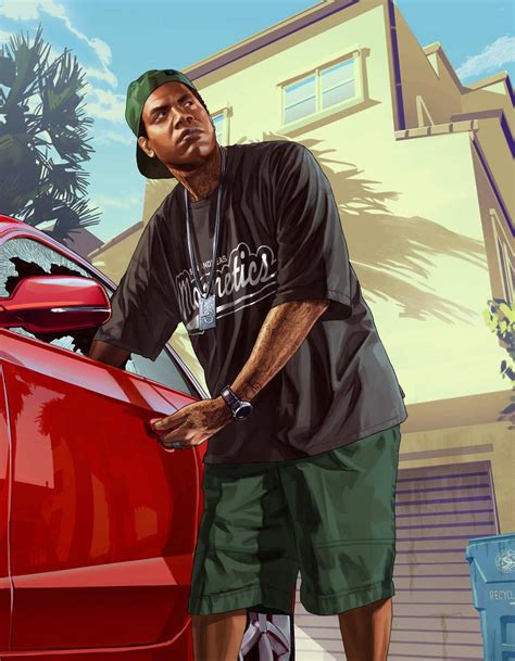Lamar From Rockstar Gamess Grand Theft Auto V Personajes De