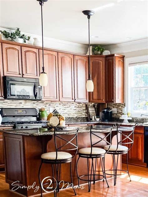 Backsplash For Kitchen With Cherry Cabinets Things In The Kitchen