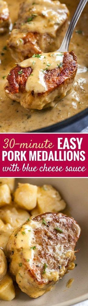 You can use pork loin for pulled pork but it will make a large amount of pulled pork if you shred all three to five pounds! These tender Pork Tenderloin Medallions with a flavorful Blue Cheese Sauce make a delicious one ...