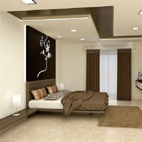 Modern Rectangular False Ceiling For Bedroom
