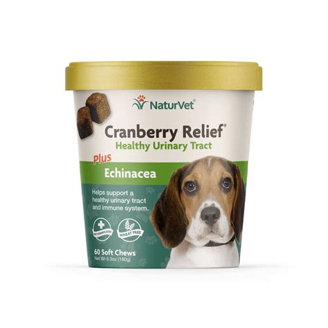 Naturvet Cranberry Relief Healthy Urinary Tract Dog Soft Chews Pack Of