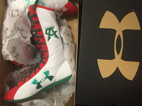 Charitybuzz A Pair Of Prototype Under Armour Canelo Alvarez Boxing Boots