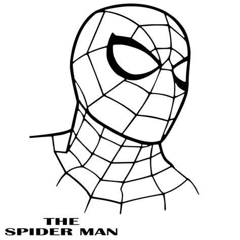 Spiderman Coloring Page Spiderman Drawingcoloring Cartoon Photo