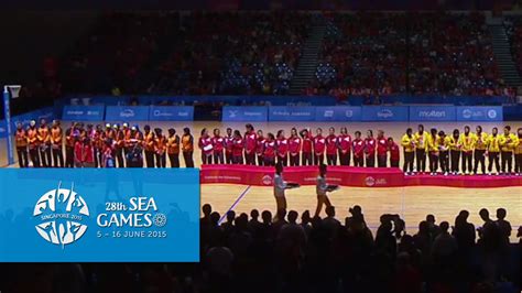 Malaysia vs singapore at the final of the netball competition of the 29th sea games 2017 ☆ date: Netball Final Malaysia vs Singapore Victory Ceremony ...