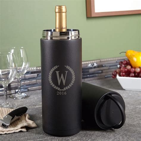 They make use of liquid refrigerants that circulate via compressor systems that generate chilled air in the wine cooler or chiller and expel hot air externally. Covell Portable Wine Cooler (Engravable)
