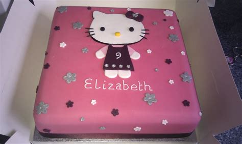 Make your little angel's big day special with scrumptious her favourite cartoon character on cake. Hello Kitty Cake (With images) | Hello kitty birthday cake ...