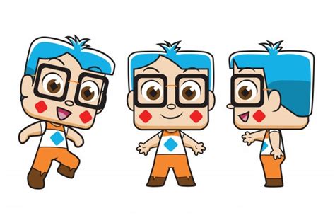 Premium Vector Cartoon Character Of Smart Boy