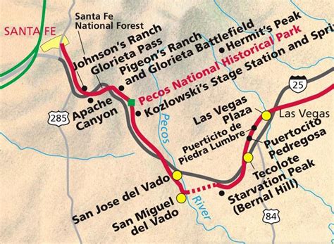 Santa Fe River New Mexico Map