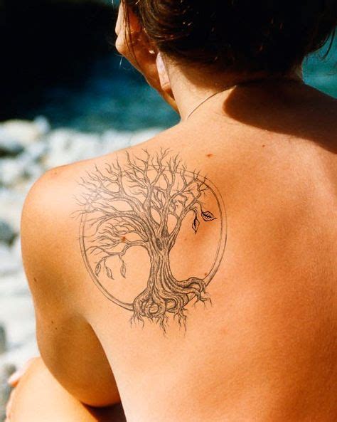 Amazing Small Tree Moon Tattoo 3d Best Tattoo Design Ideas Tree Of