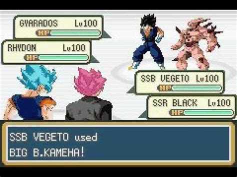 Like its title suggests, this hack replaces all the pokémon with characters from the popular dragon ball franchise. Dragon Ball Z Team Training ( SSB Vegeto & SSR Black ...