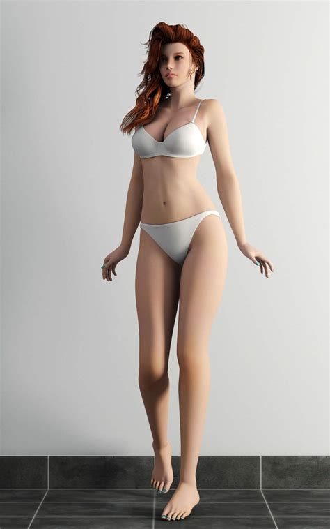 Bikini Girl 3d Model By Tranduyhieu