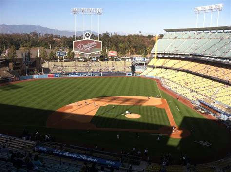 Dodger Stadium Section 11rs Home Of Los Angeles Dodgers