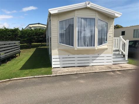 Bedroom Static Caravan With Decking For Private Sale Brean Month Season In