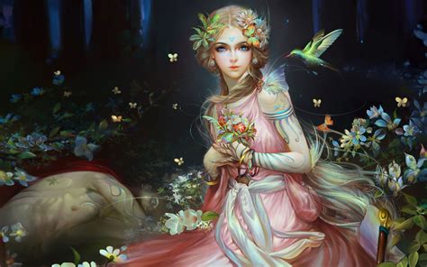 Beautiful Fairy Fantasy Girl Mythical Creature In The European Folklore