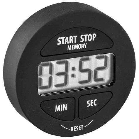 Tfa Dostmann 38202201 Electronic Timer Alarm Clock Black Techinn