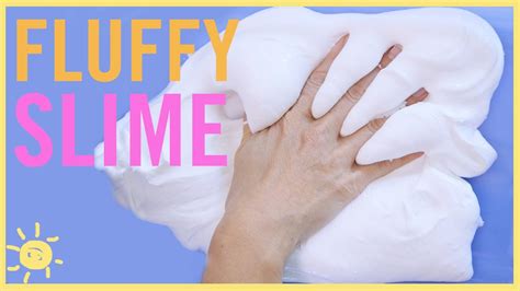 Diy Fluffy Slime Best Recipe Youtube