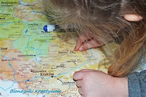 Mapa Polski Dla Dzieci Twoje Mapy Konkurs Blondynki Kreatywnie