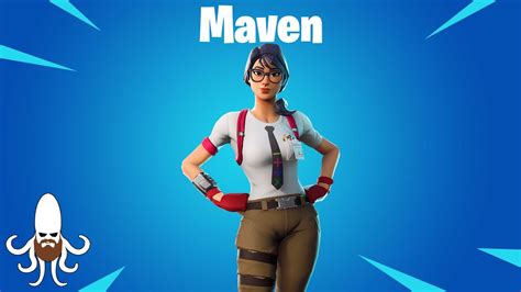 Maven Skin Review And Gameplay Fortnite Youtube