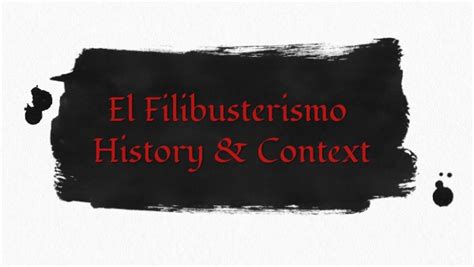 El Filibusterismo Context