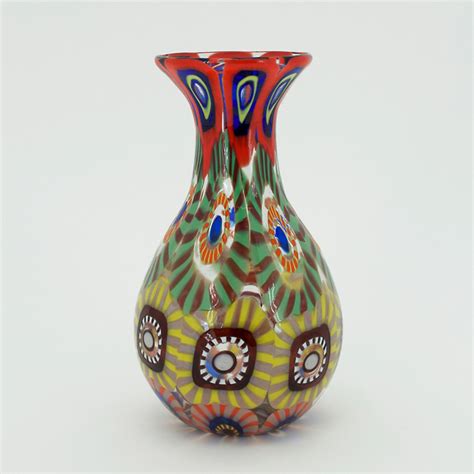 Millefiori Glass Vase Gump S