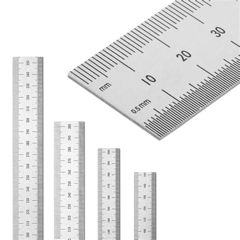 Office Business Pen Steel Rulers Mr Stainle 6 8 12 14 Inch Rulers