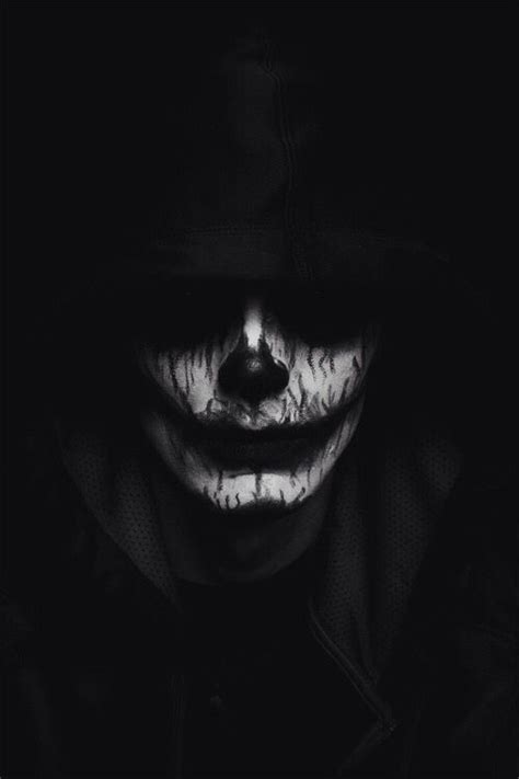 Dark Clown Face Art Scary Wallpaper Dark Art Tattoo