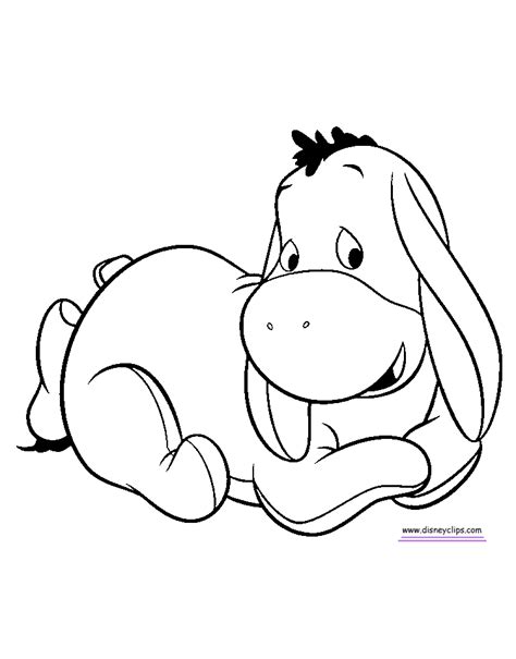 Baby Pooh Coloring Pages 2