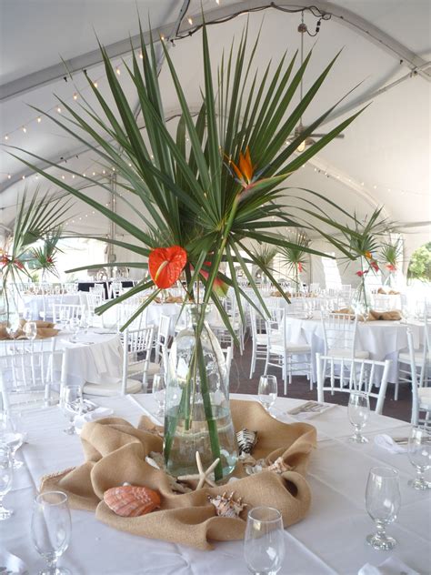 Pin By Al On Centerpieces Tropical Wedding Centerpieces Tropical Wedding Decor Tropical