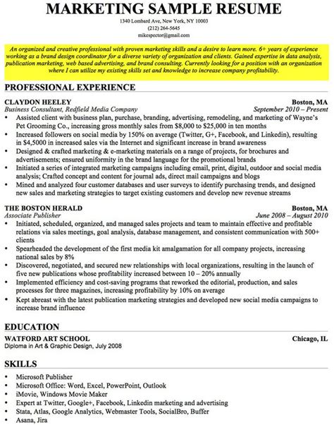 Create a professional resume for free. Looking to learn how to write a Career Objective that will ...